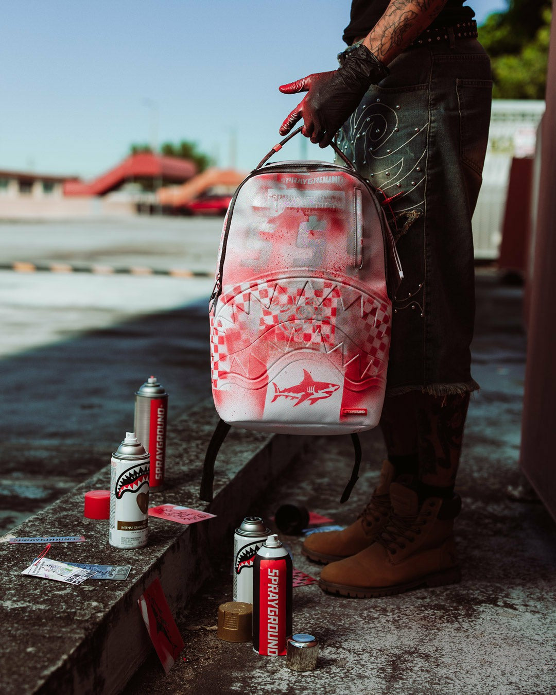Sprayground - GRAFFITI ARTIST - DESIGN YOUR OWN BACKPACK - 9 STENCILS INCLUDED
