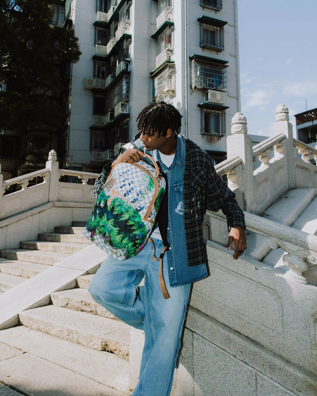 Sprayground - SECRET GARDEN SHARK BACKPACK