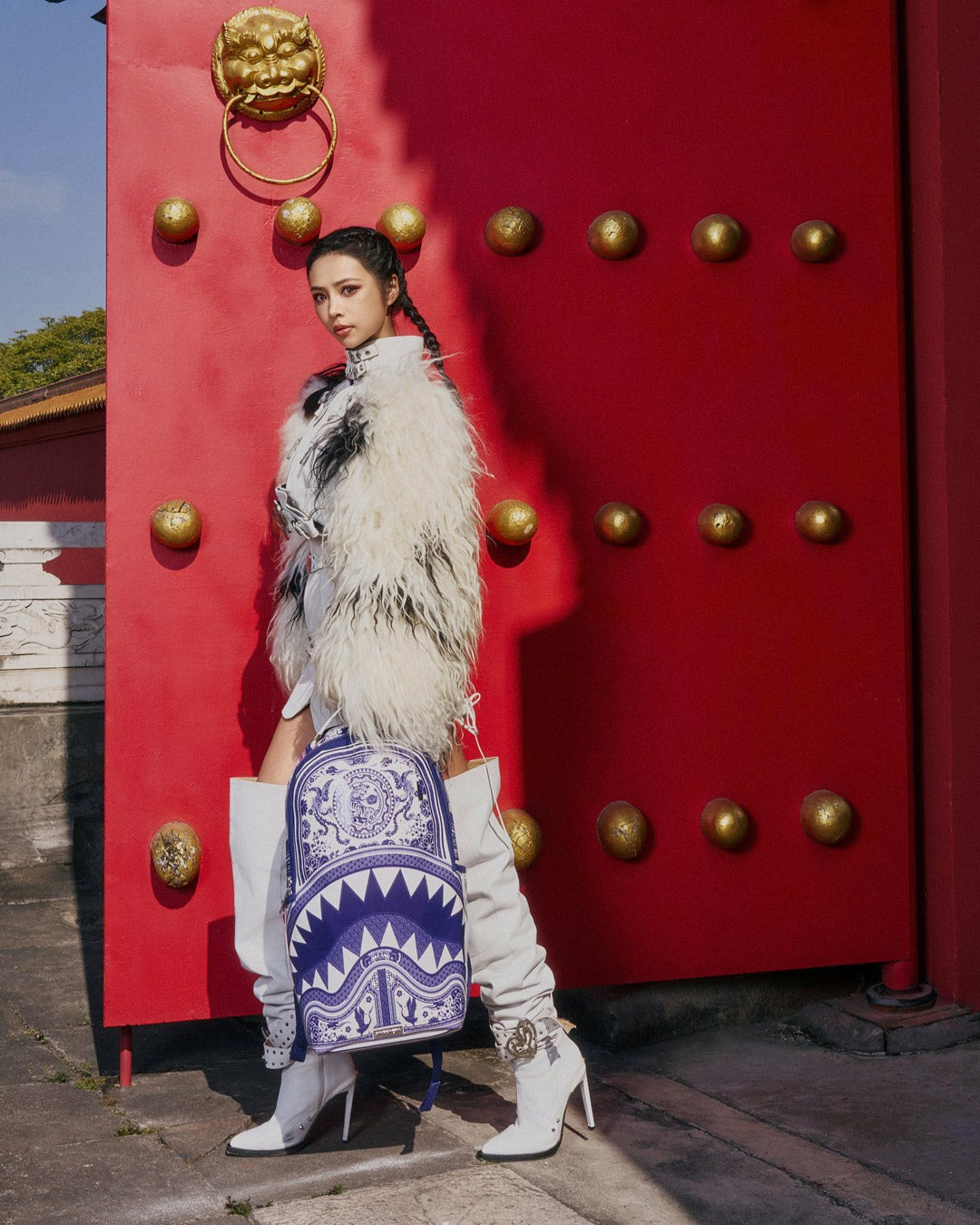 Sprayground - PORCELAIN TIGER PHOENIX SHARK BACKPACK