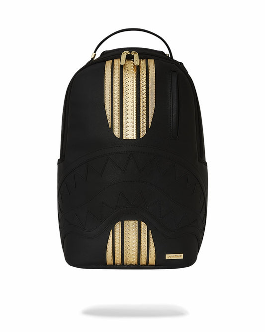 Sprayground - GOLD AND BLACK RACING STRIPES BACKPACK