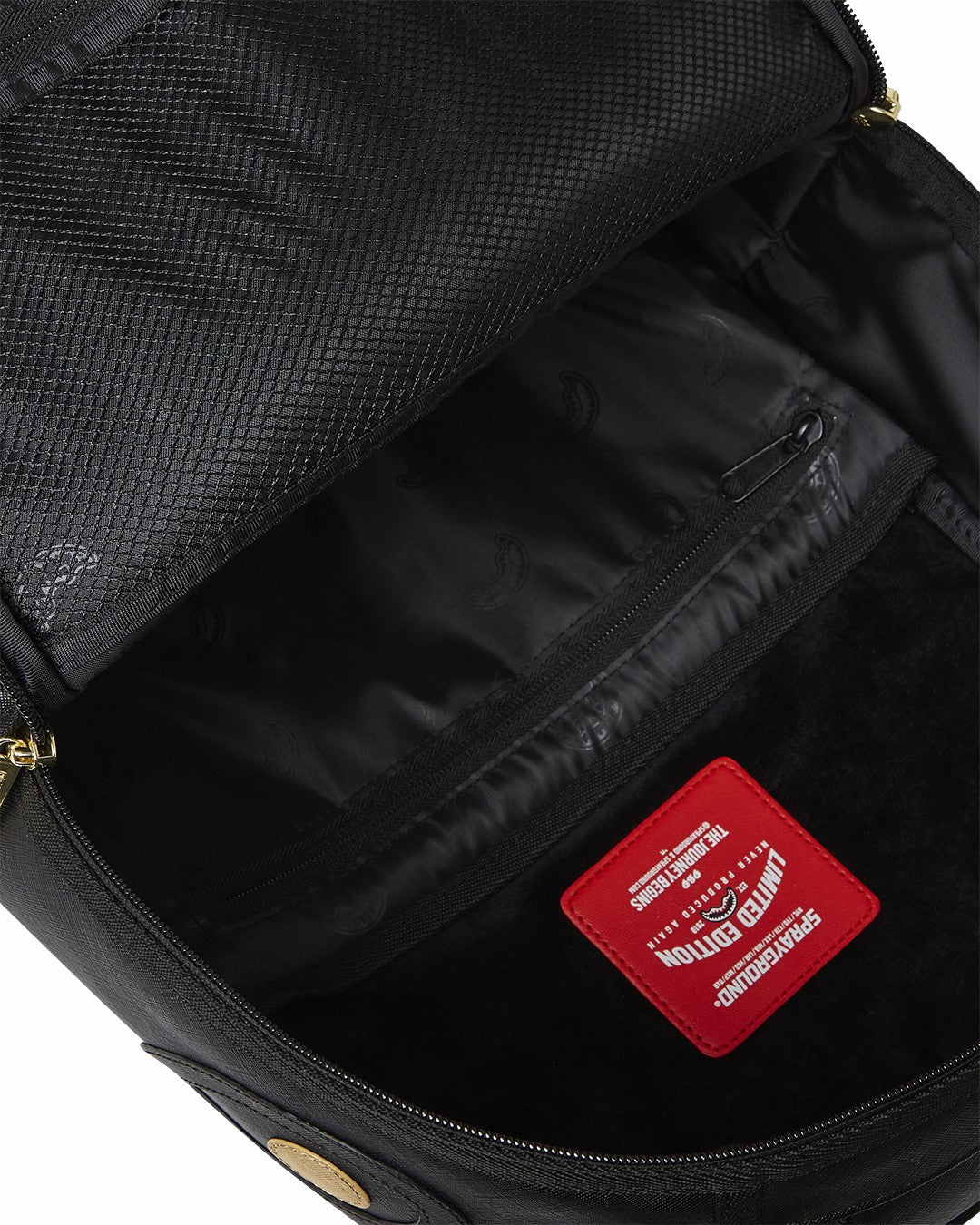 Sprayground - GOLD AND BLACK RACING STRIPES BACKPACK