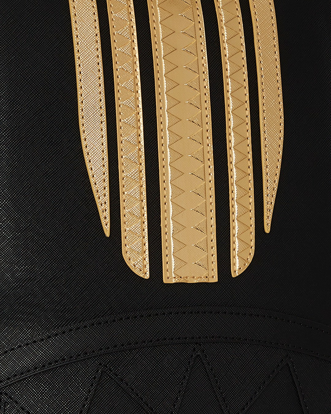 Sprayground - GOLD AND BLACK RACING STRIPES BACKPACK