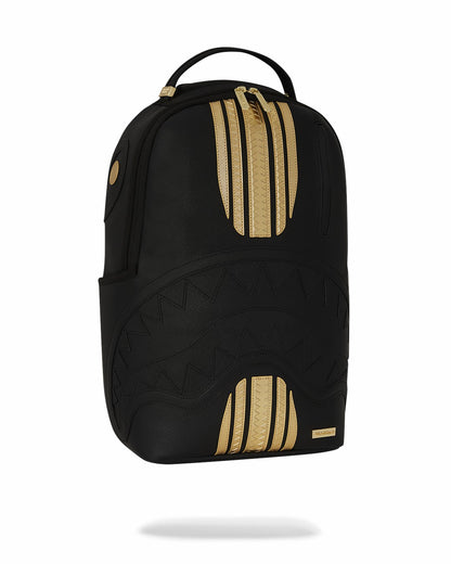 Sprayground - GOLD AND BLACK RACING STRIPES BACKPACK