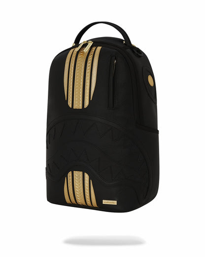 Sprayground - GOLD AND BLACK RACING STRIPES BACKPACK