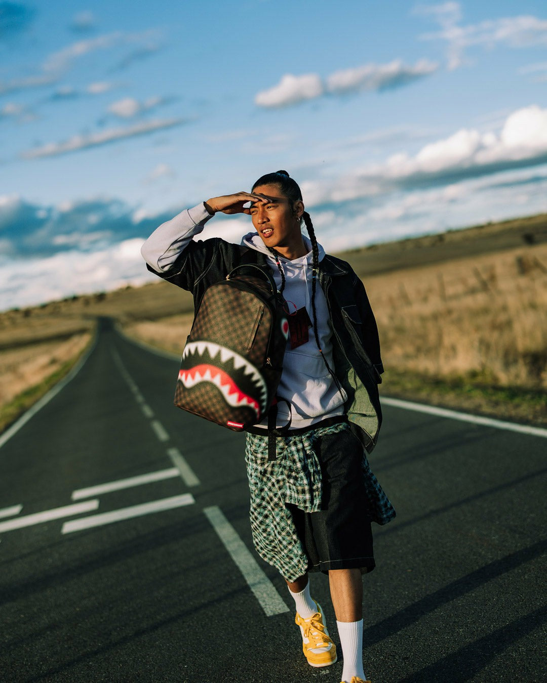 Sprayground - SHARKS IN PARIS BLUR EFFECT BACKPACK