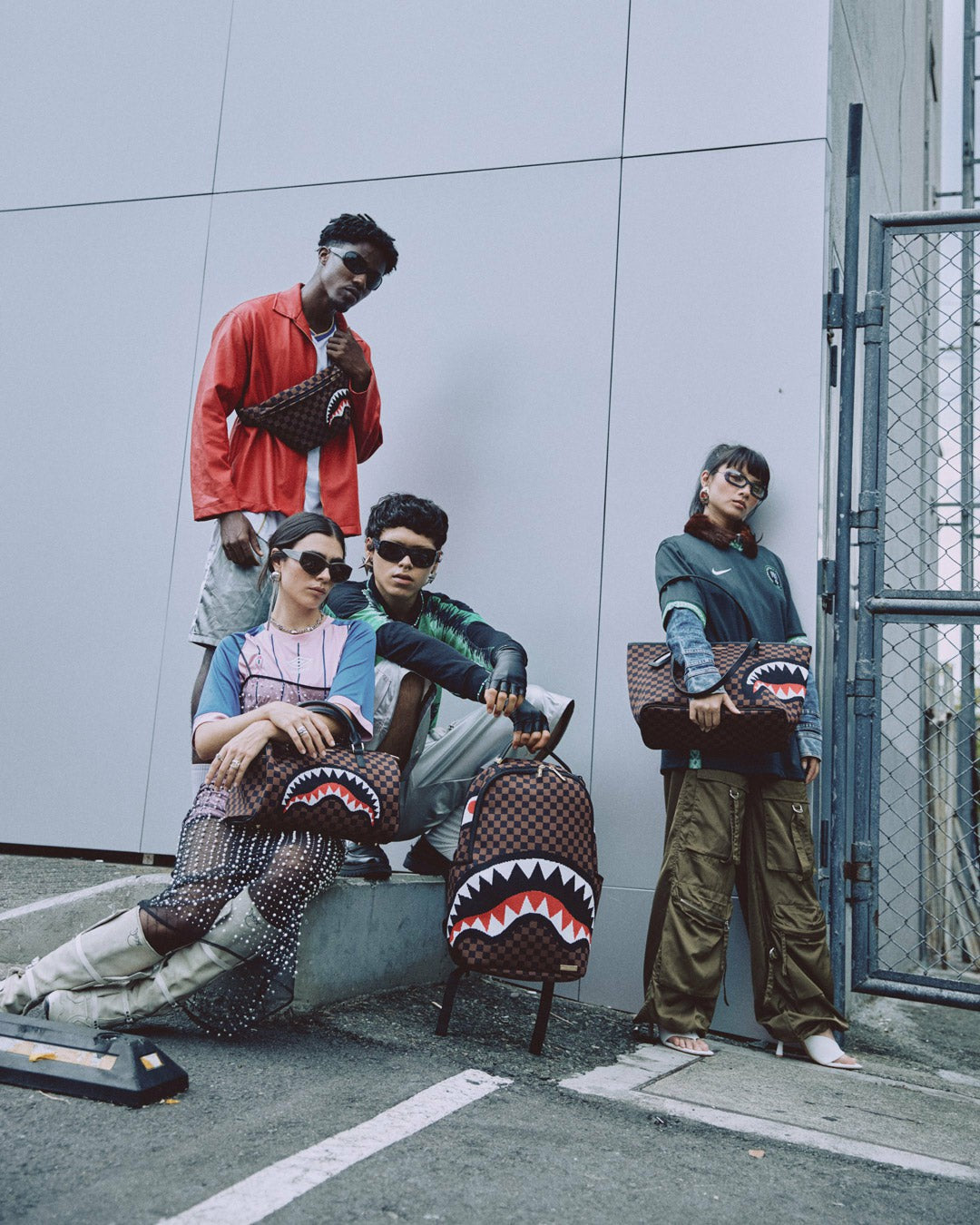 Sprayground - KYOTOKNIT SHARKS IN PARIS DLX BACKPACK
