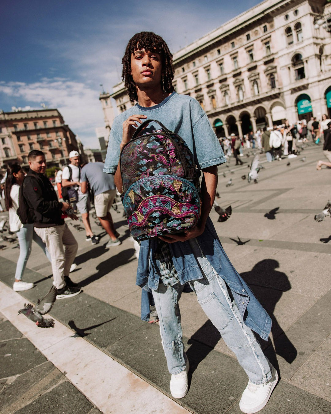 Sprayground - EMBROIDERED DRAGONS DLX BACKPACK