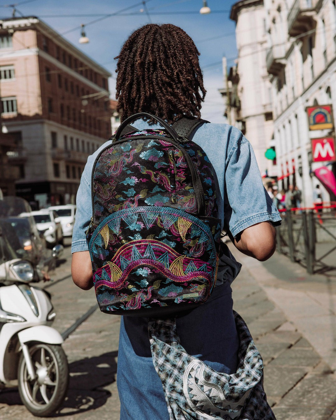 Sprayground - EMBROIDERED DRAGONS DLX BACKPACK