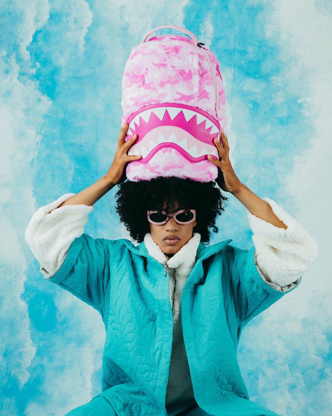 Sprayground - FURRROCIOUS IN PINK DLXSF BACKPACK