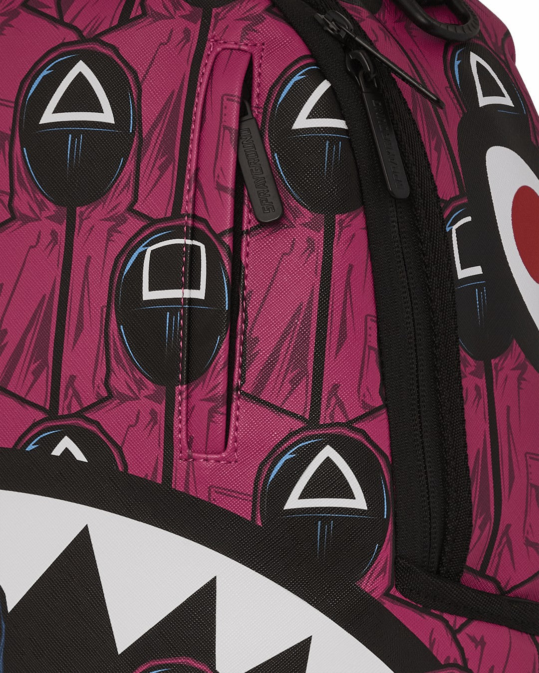Sprayground - SQUID GAME COLLAB FRONT MAN & PINK GUARD SHARKS BACKPACK