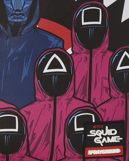 Sprayground - SQUID GAME COLLAB FRONT MAN & PINK GUARD SHARKS BACKPACK