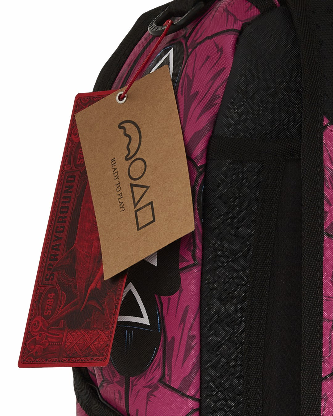 Sprayground - SQUID GAME COLLAB FRONT MAN & PINK GUARD SHARKS BACKPACK