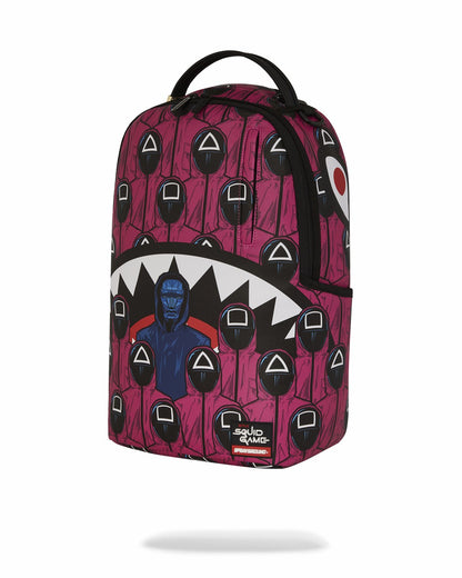 Sprayground - SQUID GAME COLLAB FRONT MAN & PINK GUARD SHARKS BACKPACK