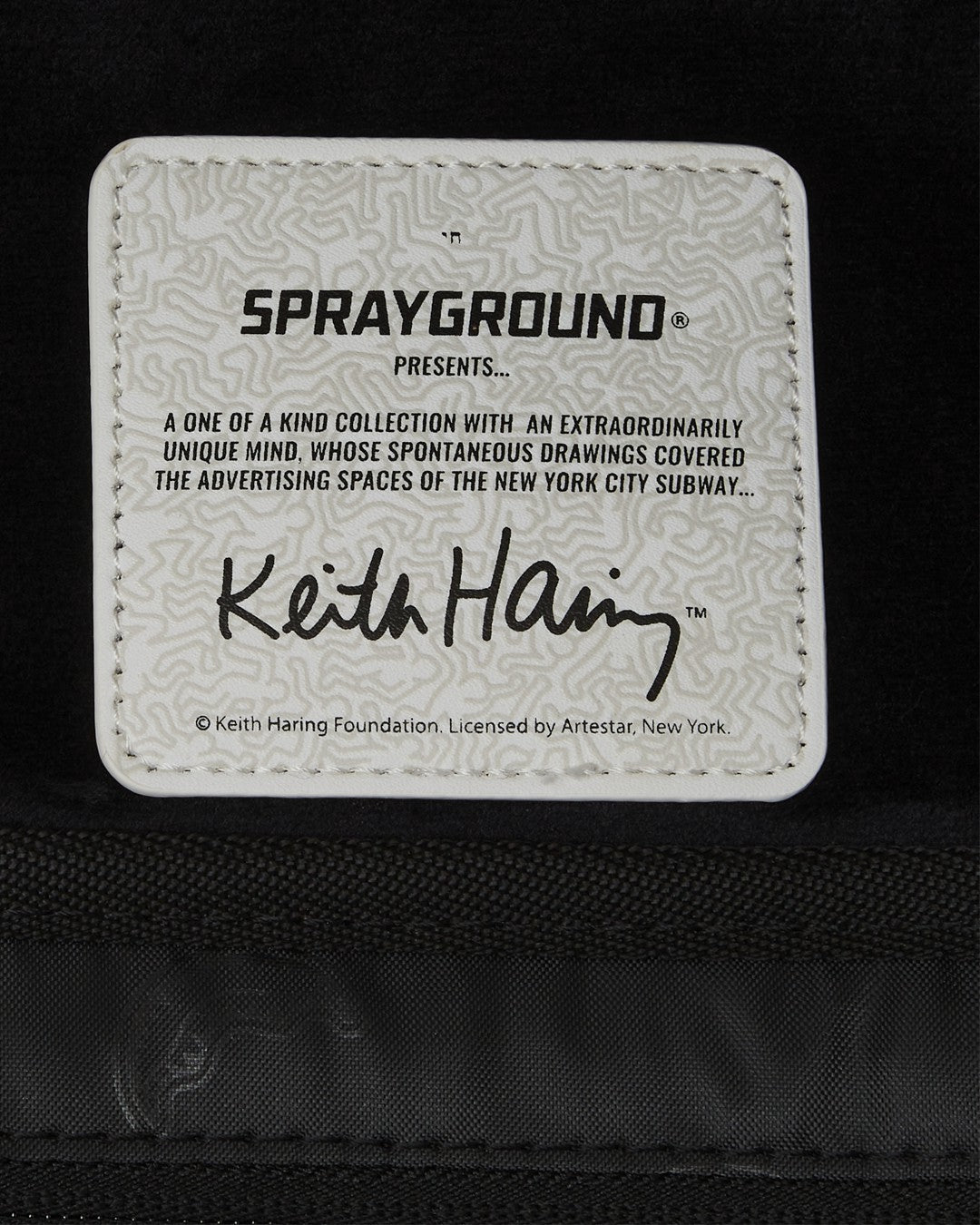 Sprayground - KEITH HARING BIG BLUE PURSE ART BACKPACK