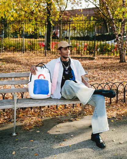 Sprayground - KEITH HARING BIG BLUE PURSE ART BACKPACK