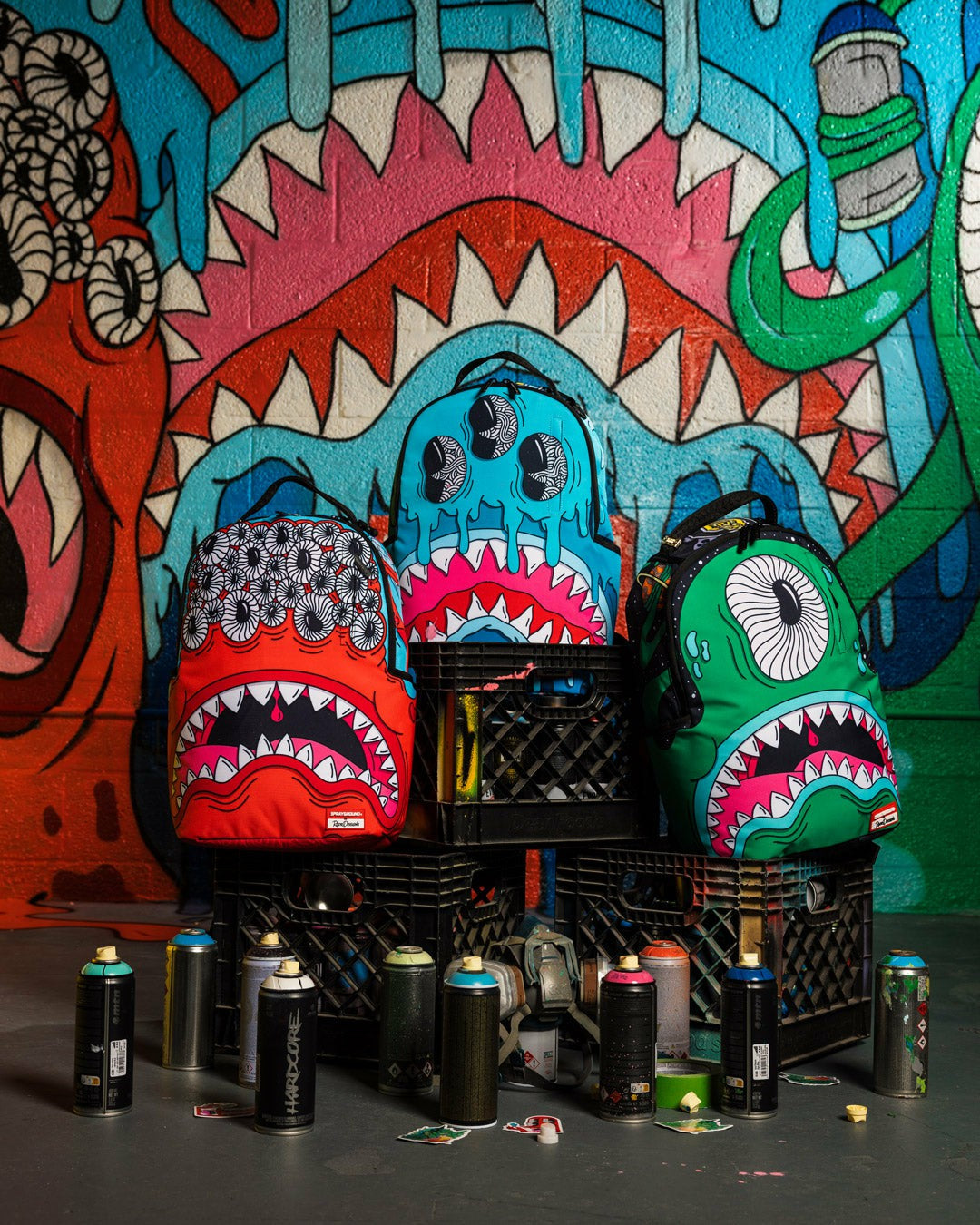Sprayground - JORGE RODRIGUEZ THE ARTIST COLLAB BOB SHARK BACKPACK