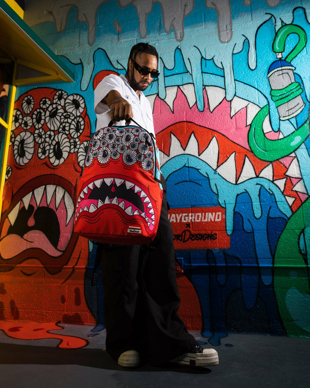 Sprayground - JORGE RODRIGUEZ THE ARTIST COLLAB BLINKY SHARK BACKPACK