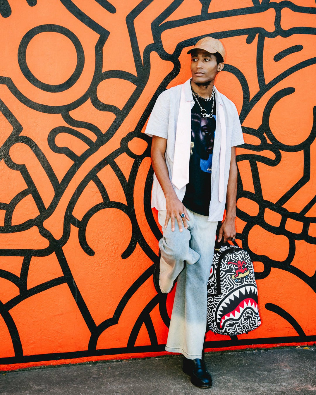 Sprayground - KEITH HARING SKATER SHARK DLXSR BACKPACK