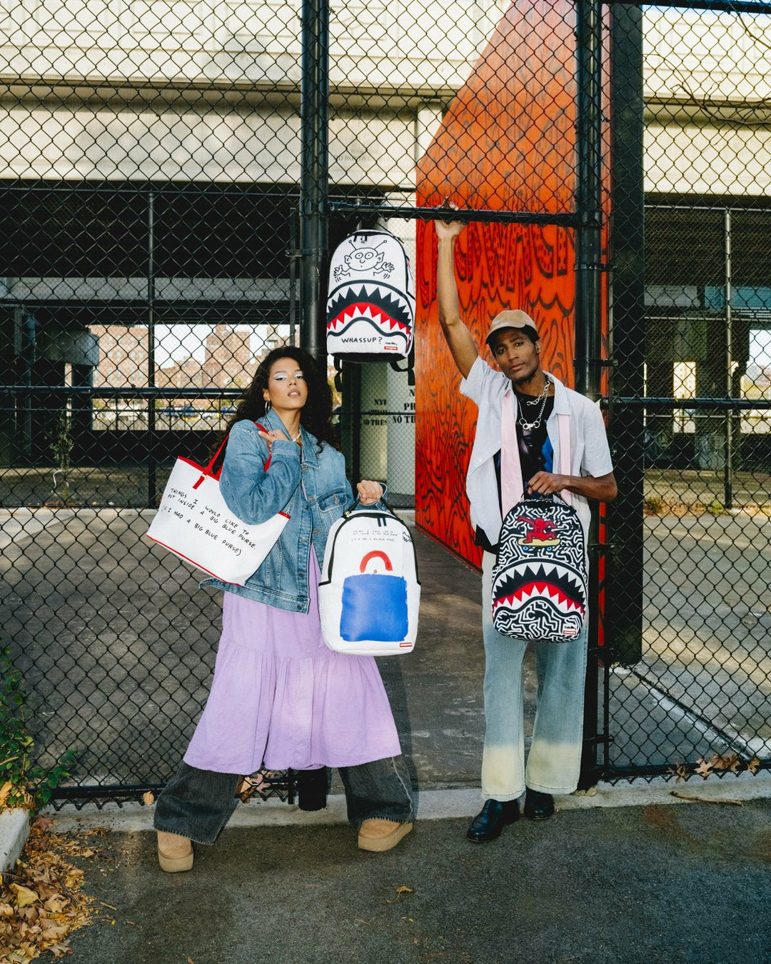Sprayground - KEITH HARING SKATER SHARK DLXSR BACKPACK