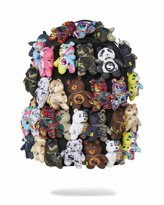 Sprayground - PACK OF BEARS REAL PLUSH BEARS RUNWAY PIECE BACKPACK - SUPER EXCLUSIVE