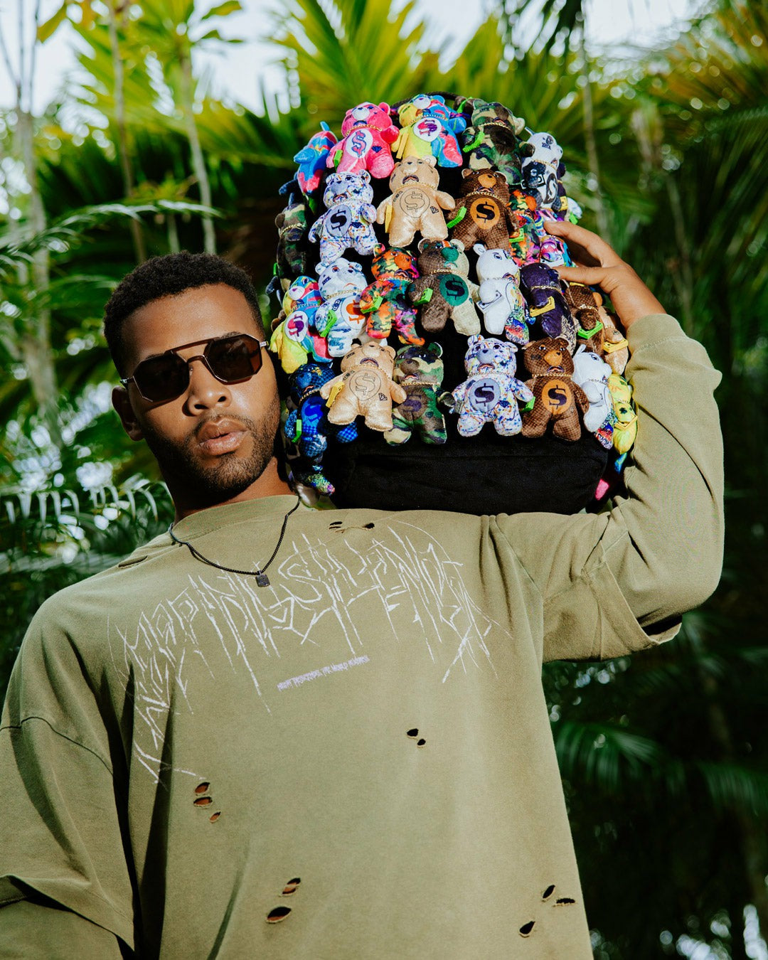 Sprayground - PACK OF BEARS REAL PLUSH BEARS RUNWAY PIECE BACKPACK - SUPER EXCLUSIVE