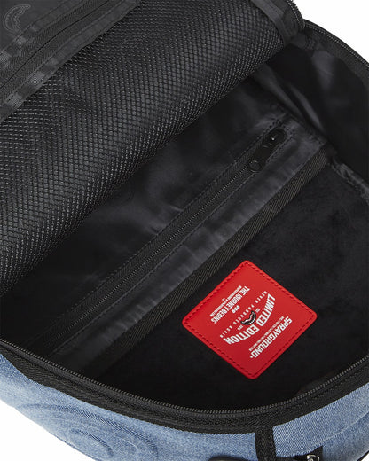 Sprayground - STONE WASH 3D SHARK BACKPACK
