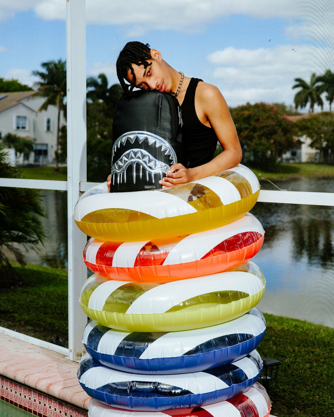 Sprayground - METALLIC TO THE TOUCH EXTRA DRIP BACKPACK