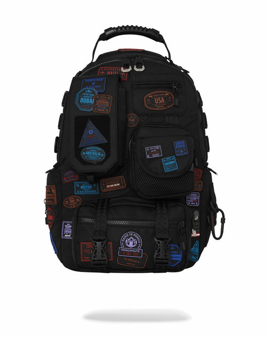 Sprayground - JAMES FIRST CLASS I GOT THESE STAMPS BACKPACK
