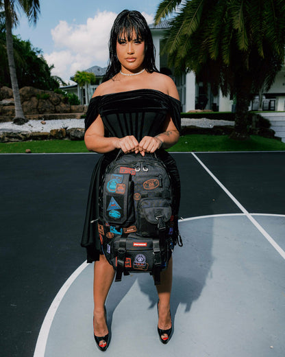 Sprayground - JAMES FIRST CLASS I GOT THESE STAMPS BACKPACK