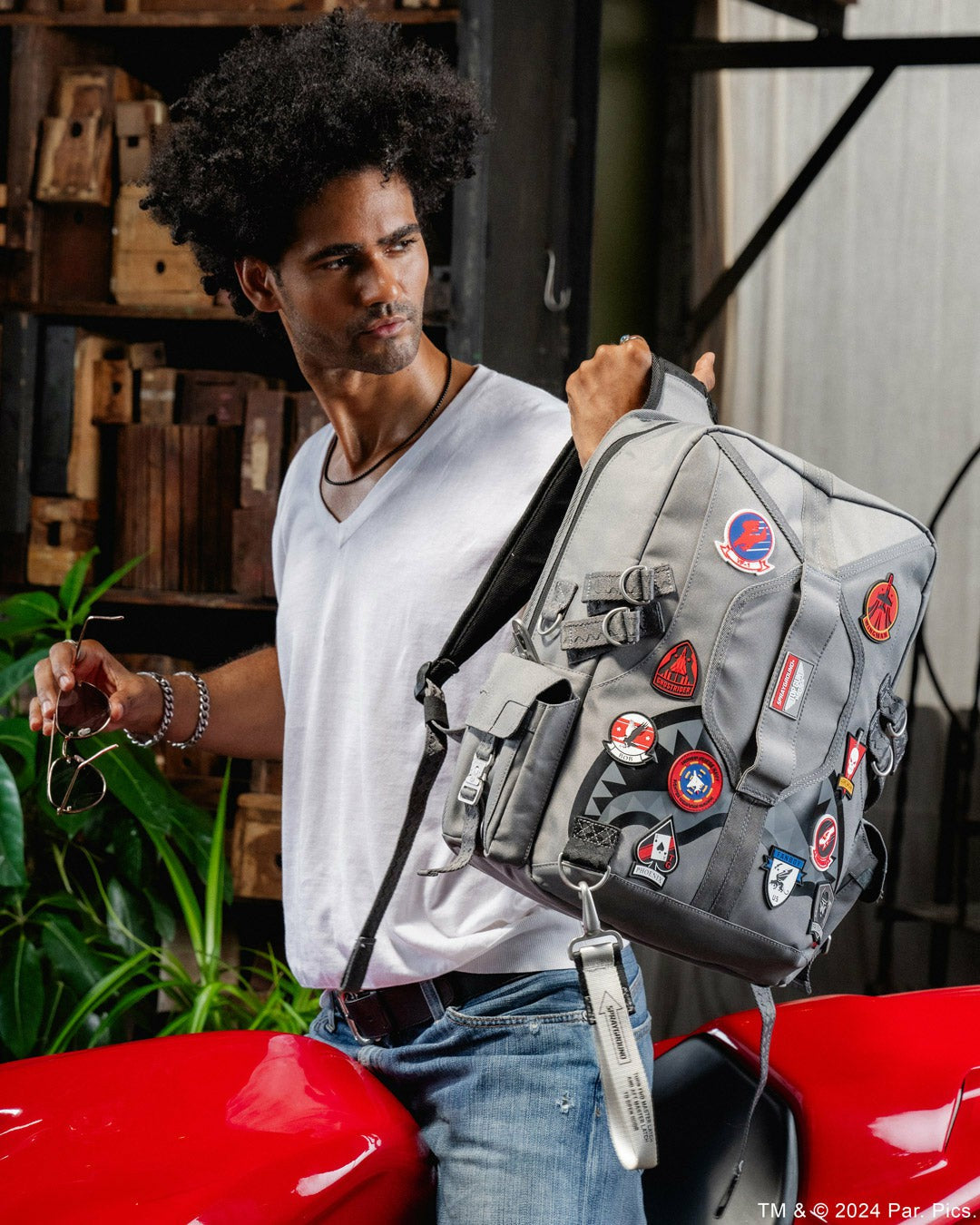 Sprayground - TOP GUN FLIGHT CREW OFFICIAL COLLAB PILOT BACKPACK