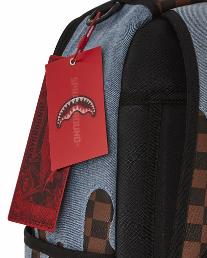 Sprayground - FABRIC HOUSE SHARK DRIP BACKPACK