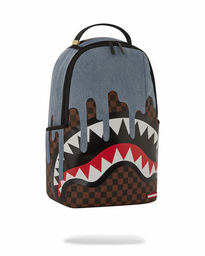 Sprayground - FABRIC HOUSE SHARK DRIP BACKPACK