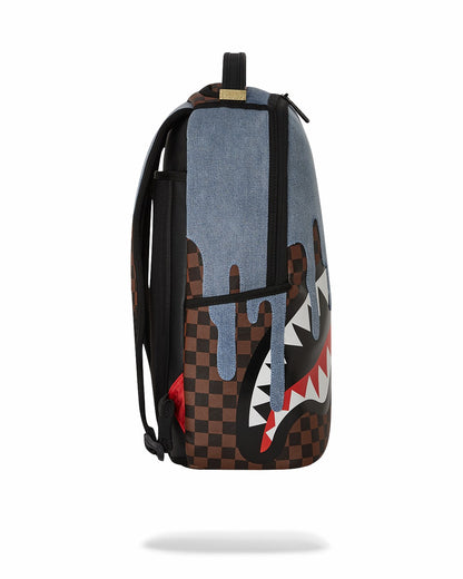 Sprayground - FABRIC HOUSE SHARK DRIP BACKPACK