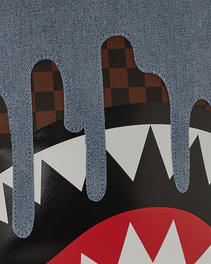 Sprayground - FABRIC HOUSE SHARK DRIP BACKPACK