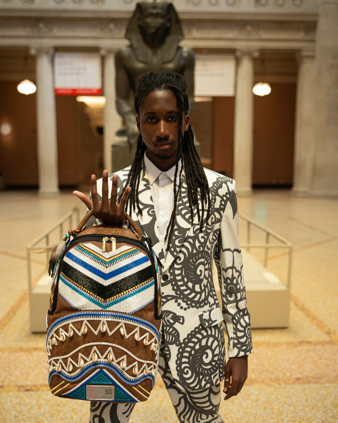 Sprayground - THE MET KUBA KINGDOM HEADDRESS BACKPACK