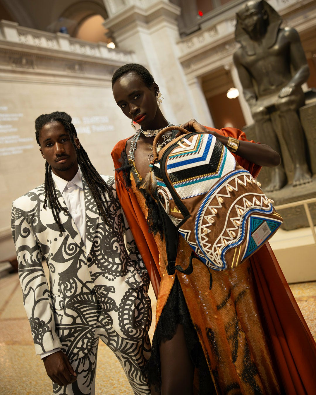 Sprayground - THE MET KUBA KINGDOM HEADDRESS BACKPACK