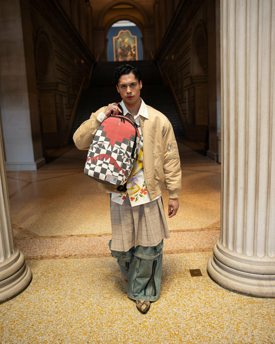 Sprayground - THE MET INCA CHECKERBOARD BACKPACK