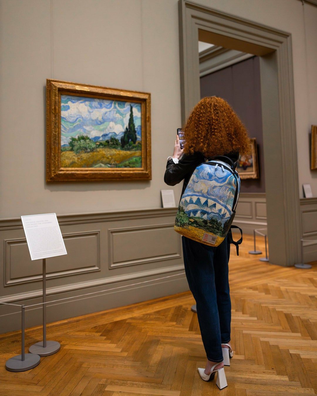 Sprayground - THE MET VAN GOGH WHEAT FIELD WITH CYPRESSES BACKPACK
