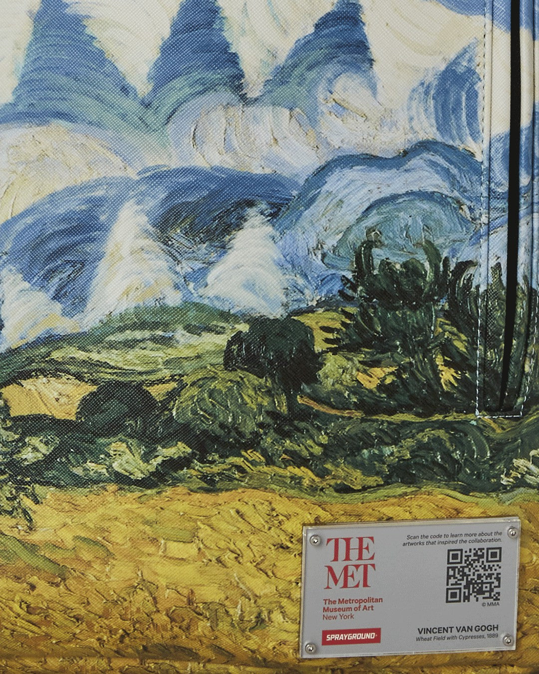 Sprayground - THE MET VAN GOGH WHEAT FIELD WITH CYPRESSES BACKPACK