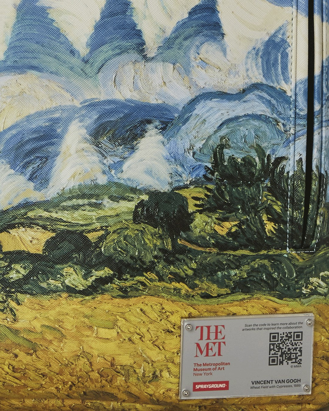 Sprayground - THE MET VAN GOGH WHEAT FIELD WITH CYPRESSES BACKPACK