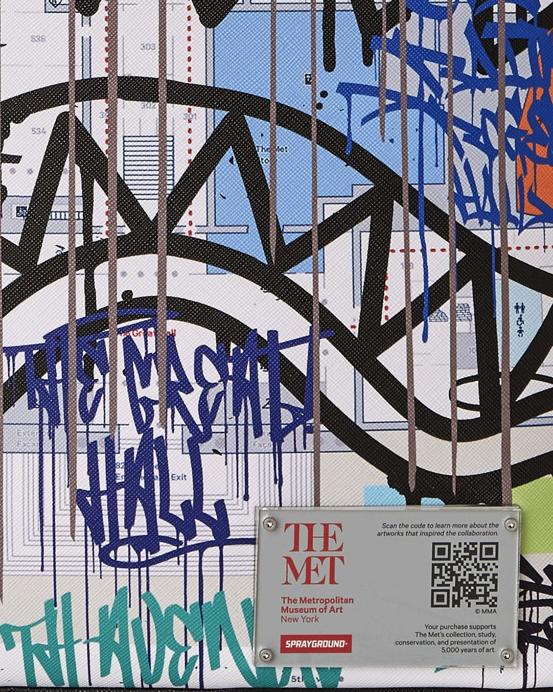 Sprayground - THE MET MAP ONE BACKPACK