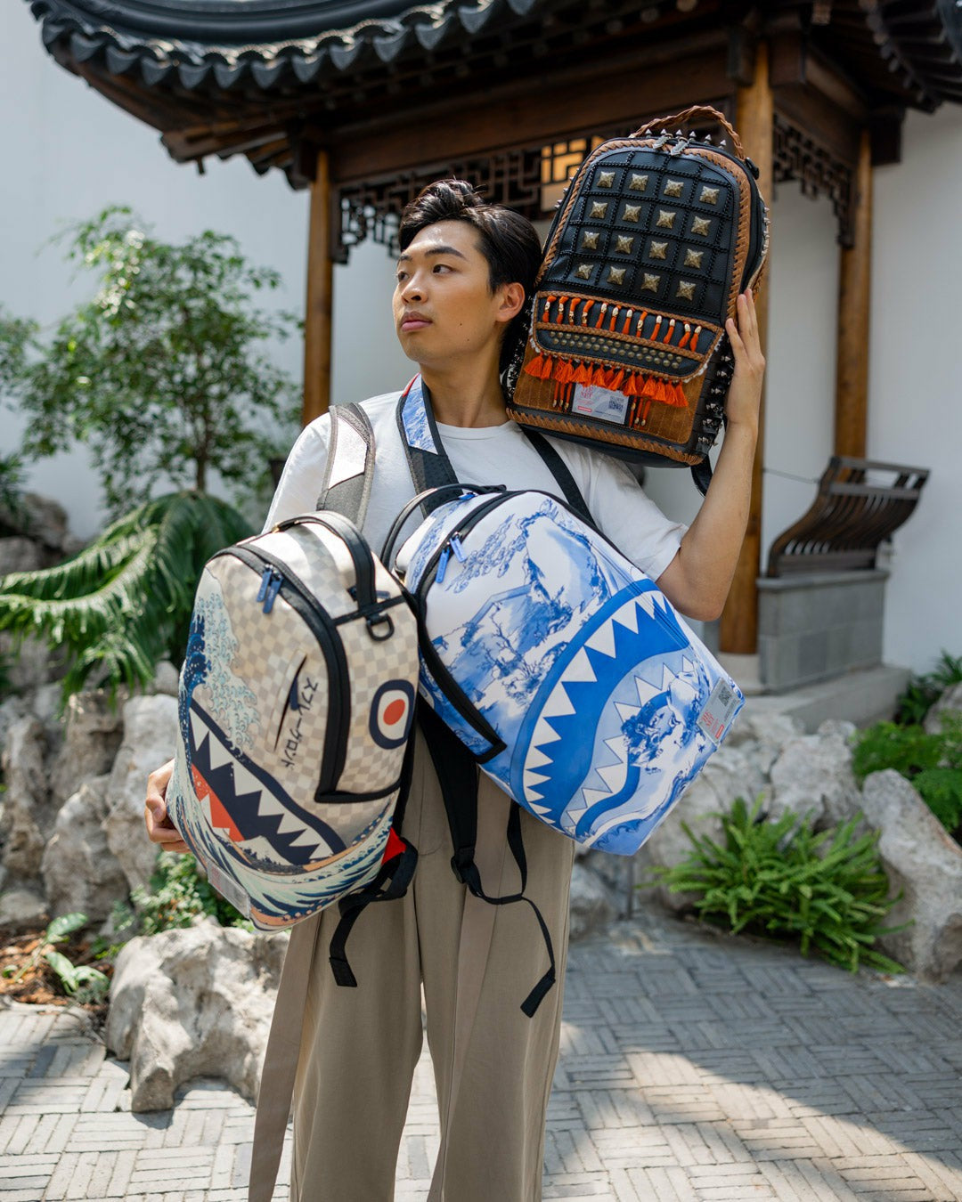 Sprayground - THE MET HOKUSAI GREAT WAVE BACKPACK
